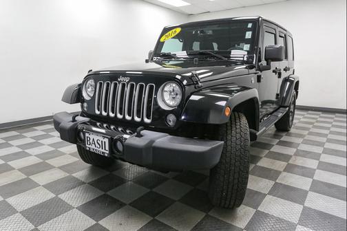 Black 2016 Jeep Wrangler Unlimited Sahara