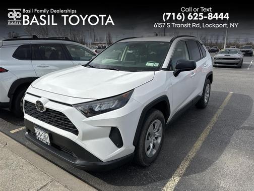 Super White 2020 Toyota RAV4 LE
