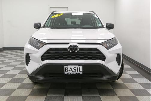Super White 2020 Toyota RAV4 LE
