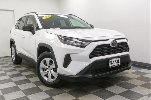 Super White 2020 Toyota RAV4 LE