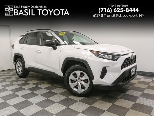 Super White 2020 Toyota RAV4 LE