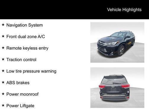 2018 Toyota Highlander Limited Platinum