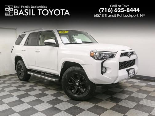Super White 2017 Toyota 4Runner SR5