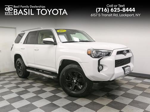 Super White 2017 Toyota 4Runner SR5