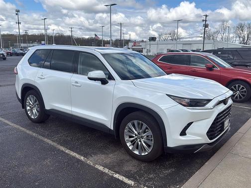 Wind Chill Pearl 2025 Toyota Grand Highlander Platinum