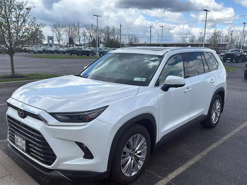 Wind Chill Pearl 2025 Toyota Grand Highlander Platinum