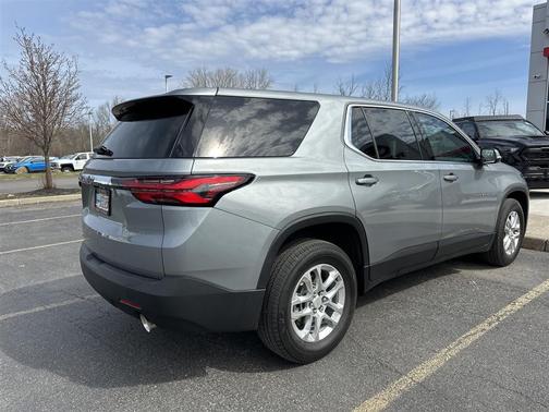Sterling Gray Metallic 2023 Chevrolet Traverse LS