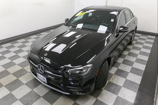 Black 2021 Mercedes-Benz E-Class 4MATIC
