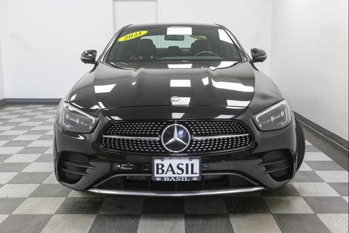 Black 2021 Mercedes-Benz E-Class 4MATIC