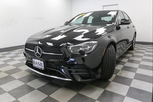 Black 2021 Mercedes-Benz E-Class 4MATIC