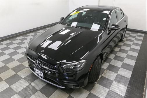 Black 2021 Mercedes-Benz E-Class 4MATIC