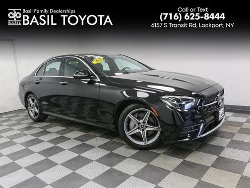 Black 2021 Mercedes-Benz E-Class 4MATIC