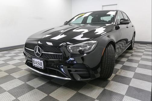 Black 2021 Mercedes-Benz E-Class 4MATIC