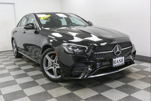 Black 2021 Mercedes-Benz E-Class 4MATIC