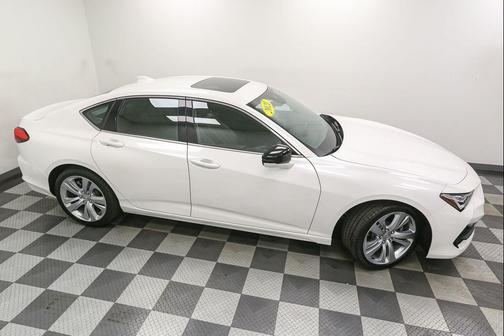 Platinum White Pearl 2021 Acura TLX Technology