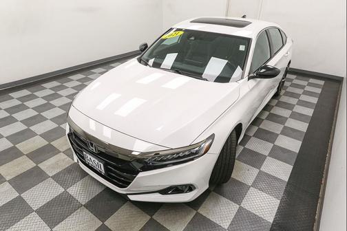 Platinum White Pearl 2021 Honda Accord Sport 2.0T