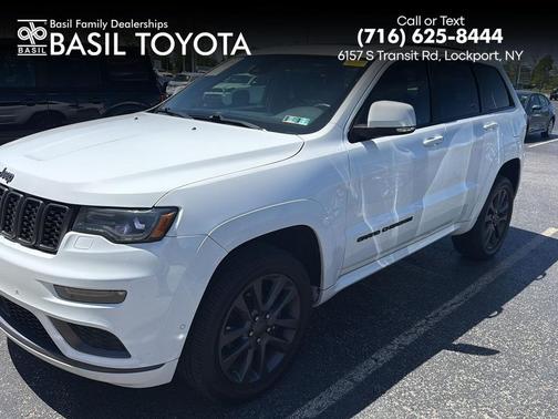 Bright White Clearcoat 2019 Jeep Grand Cherokee High Altitude