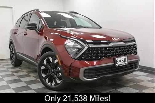 Dawning Red 2023 Kia Sportage Plug-In Hybrid X-Line