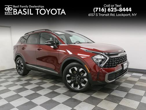 Dawning Red 2023 Kia Sportage Plug-In Hybrid X-Line