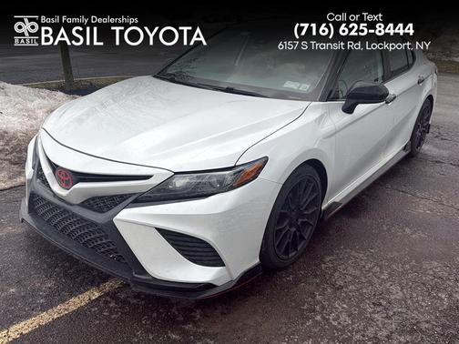 Wind Chill Pearl/Midnight Black Metallic 2020 Toyota Camry TRD Sedan