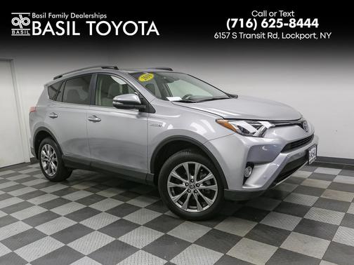 Silver Sky Metallic 2018 Toyota RAV4 Hybrid Limited