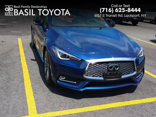 Iridium Blue 2020 INFINITI Q60 3.0t Red Sport 400