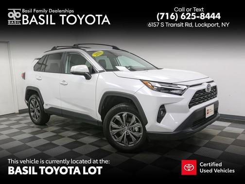 Wind Chill Pearl 2025 Toyota RAV4 Hybrid XLE Premium