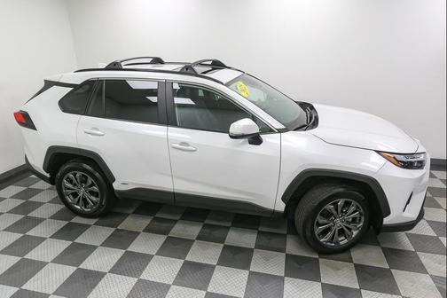 Wind Chill Pearl 2025 Toyota RAV4 Hybrid XLE Premium