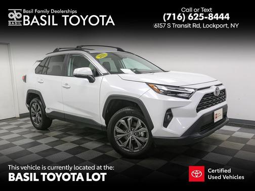 Wind Chill Pearl 2025 Toyota RAV4 Hybrid XLE Premium