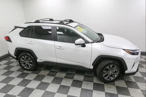 Wind Chill Pearl 2025 Toyota RAV4 Hybrid XLE Premium