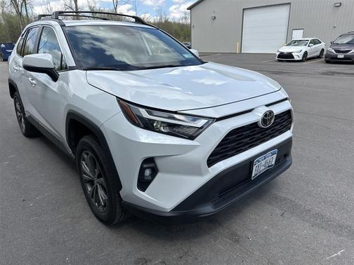 Wind Chill Pearl 2025 Toyota RAV4 Hybrid XLE Premium