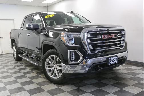 Onyx Black 2021 GMC Sierra 1500 SLT