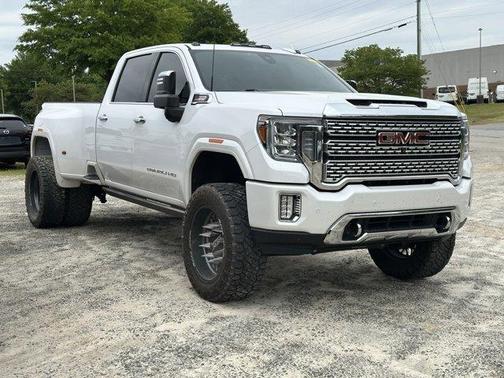 White Frost Tricoat 2021 GMC Sierra 3500 Denali