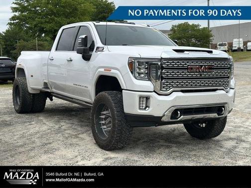 White Frost Tricoat 2021 GMC Sierra 3500 Denali