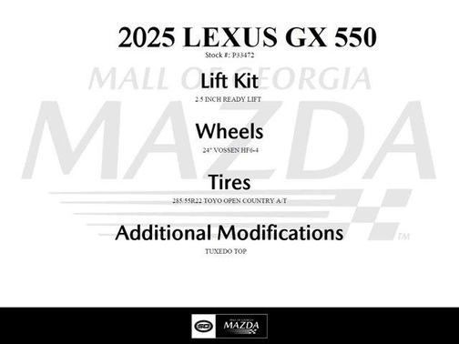 Eminent White Pearl 2025 Lexus GX 550 GX 550 PREMIUM+