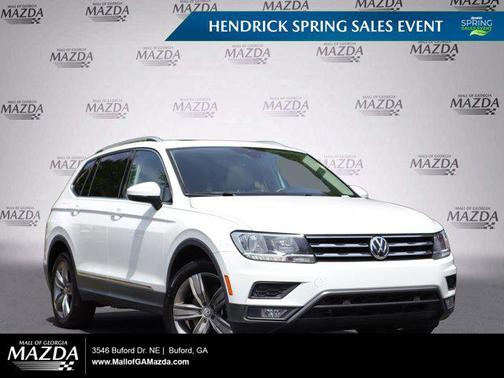 Pure White 2021 Volkswagen Tiguan 2.0T SEL