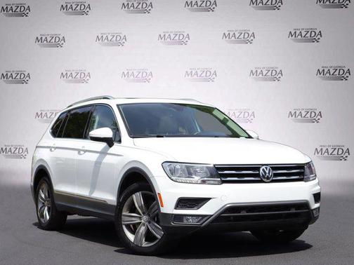 Pure White 2021 Volkswagen Tiguan 2.0T SEL
