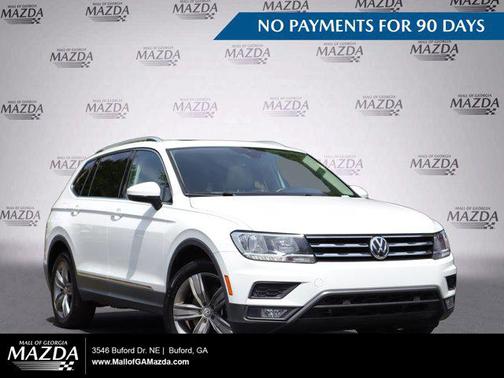 Pure White 2021 Volkswagen Tiguan 2.0T SEL
