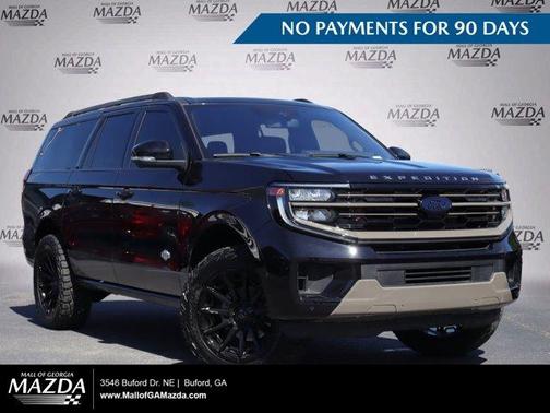 AGATE BLACK METALLIC 2025 Ford Expedition Max King Ranch