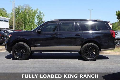 AGATE BLACK METALLIC 2025 Ford Expedition Max King Ranch