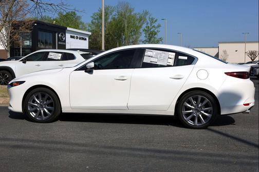 Snowflake White Pearl Mica 2026 Mazda Mazda3 FWD w/Preferred Package