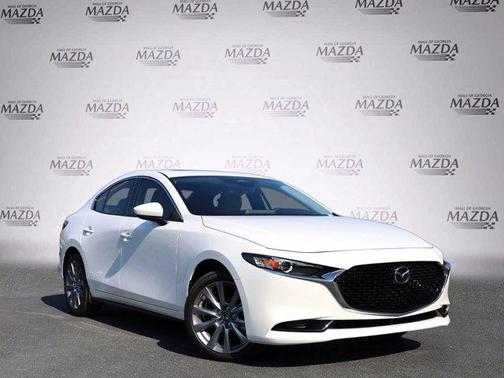 Snowflake White Pearl Mica 2026 Mazda Mazda3 FWD w/Preferred Package