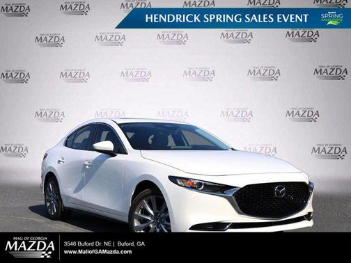 Snowflake White Pearl Mica 2026 Mazda Mazda3 FWD w/Preferred Package