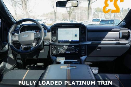 STAR WHITE MET TRI-COAT 2023 Ford F-150 Platinum