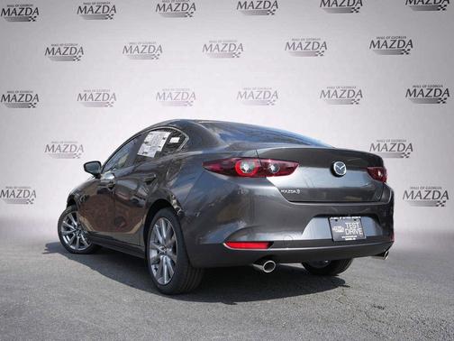 Machine Gray Metallic 2026 Mazda Mazda3 FWD w/Preferred Package