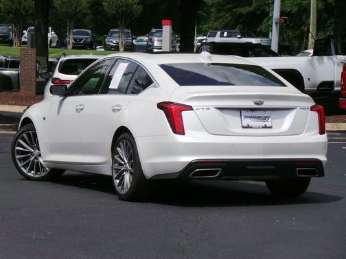 Crystal White Tricoat 2025 Cadillac CT5 Premium Luxury
