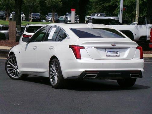 Crystal White Tricoat 2025 Cadillac CT5 Premium Luxury