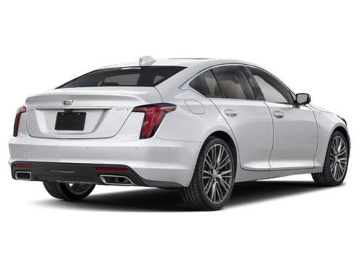 Crystal White Tricoat 2025 Cadillac CT5 Premium Luxury