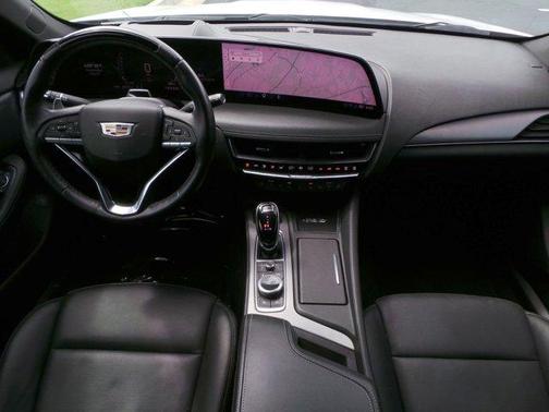 Crystal White Tricoat 2025 Cadillac CT5 Premium Luxury