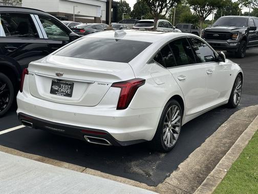 Crystal White Tricoat 2025 Cadillac CT5 Premium Luxury
